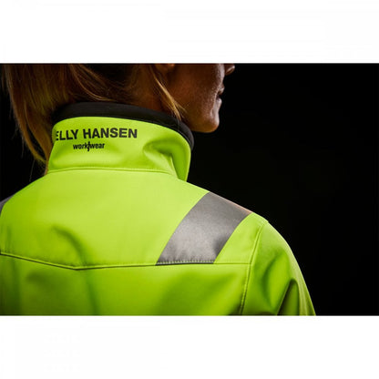 74098 Womens Luna Hi-Vis Softshell Jacket