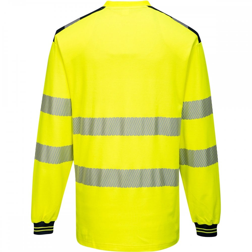 PW3 T185 Hi-Vis T-Shirt Long Sleeve