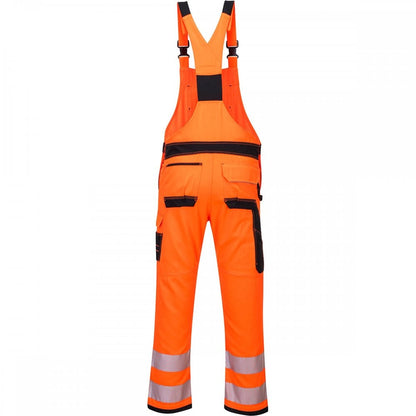 PW3 PW344 Hi-Vis Bib & Brace