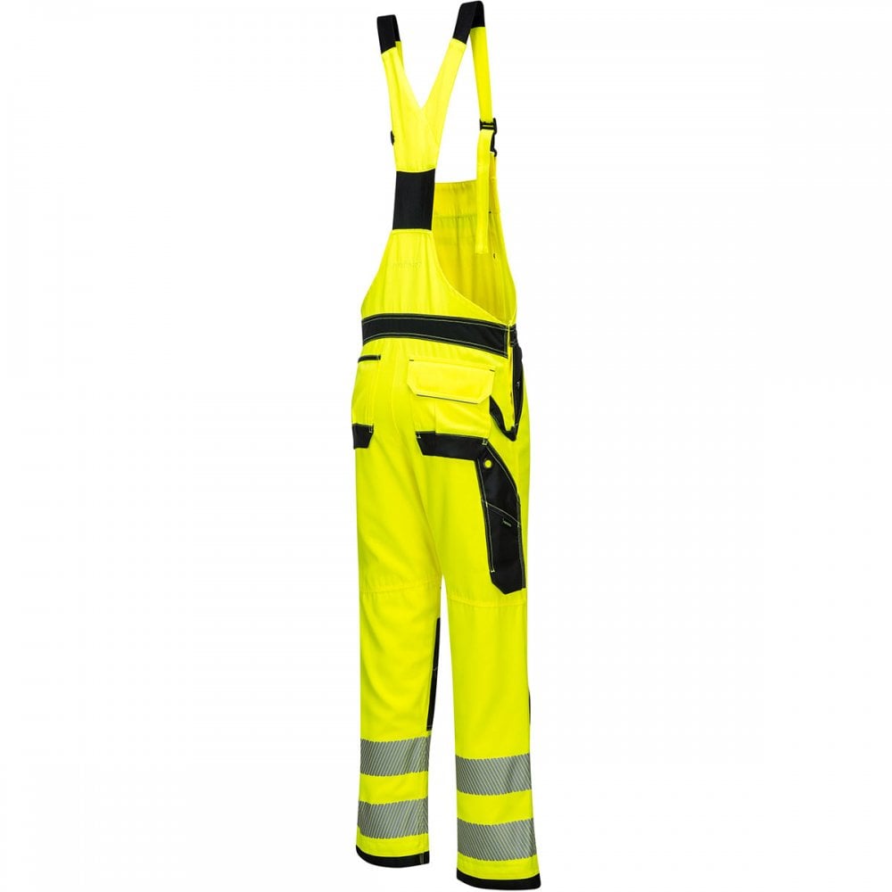 PW3 PW344 Hi-Vis Bib & Brace