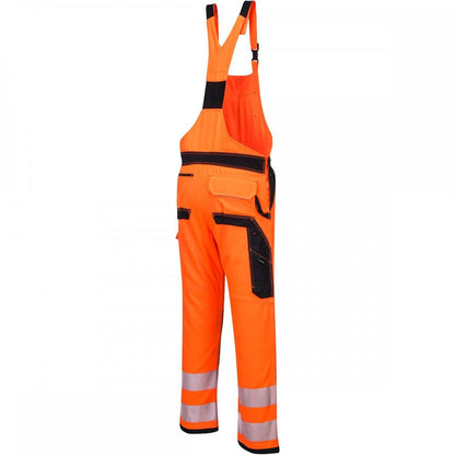 PW3 PW344 Hi-Vis Bib & Brace