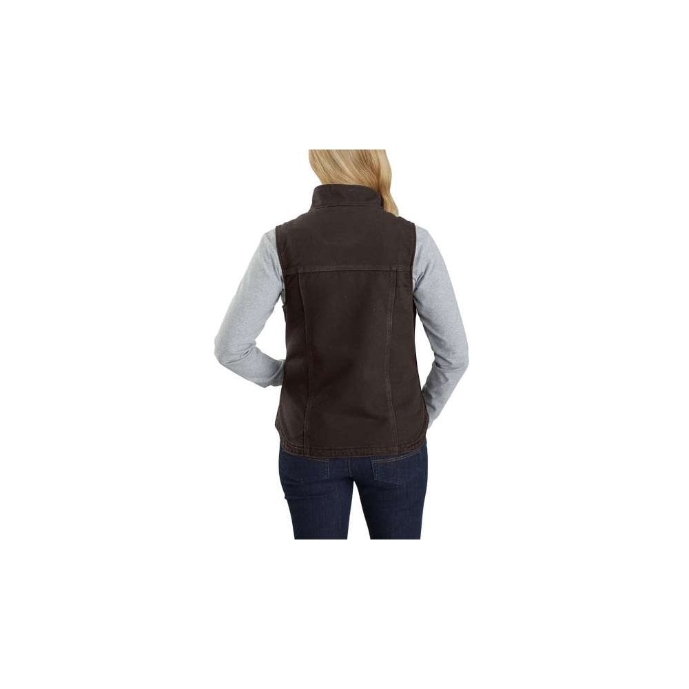 104224 Womens Sherpa Lined Mock Neck Vest Bodywarmer (Spring 2024 New Colours)