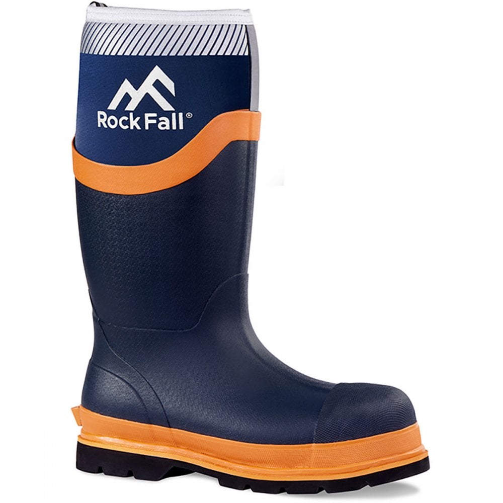RF290 Silt Neoprene Safety Wellington UK12 - EU47 - US13 Navy *One Size Only - Outlet Store*