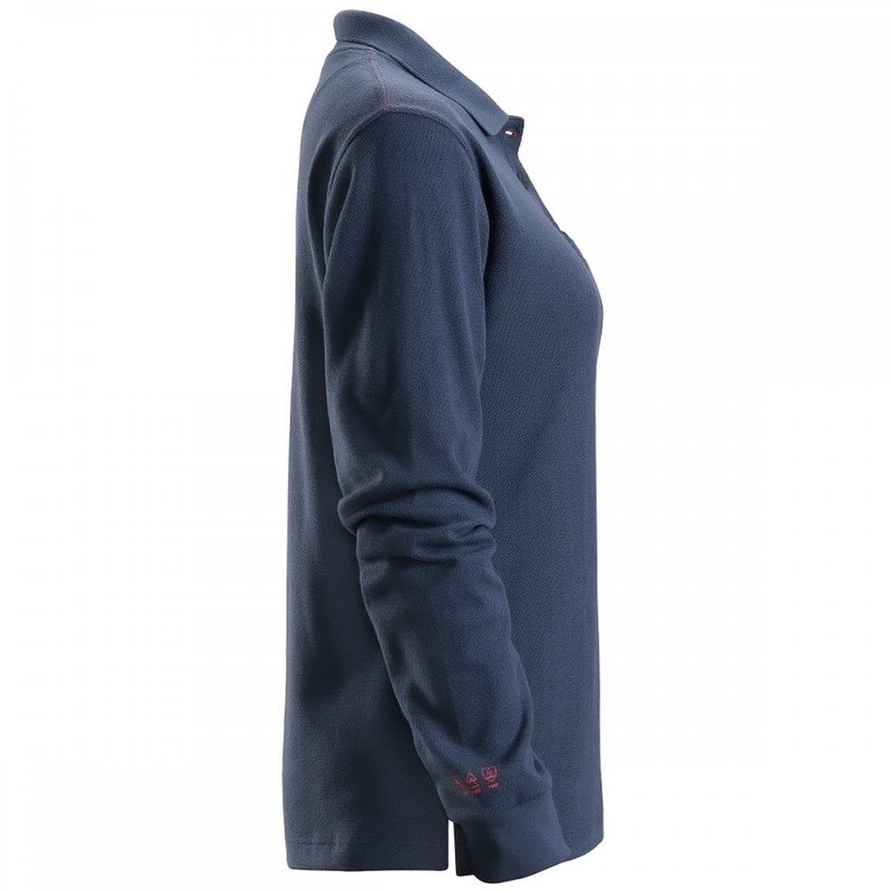 2667 ProtecWork Flame Retardant Long Sleeve Womens Polo Shirt
