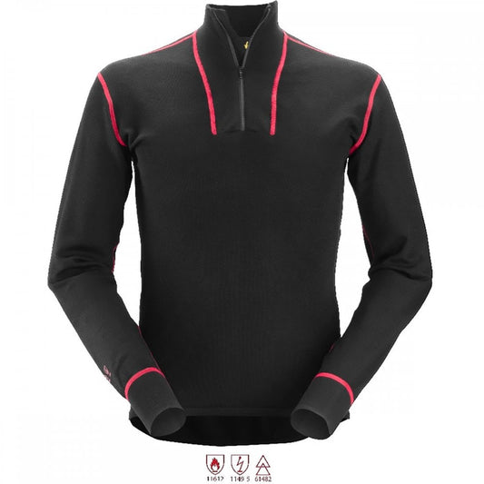 9462 ProtecWork Flame Retardant Half Zip Wool Shirt