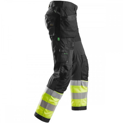 6931 FlexiWork High-Vis Work Trousers Holster Pockets+ Class 1