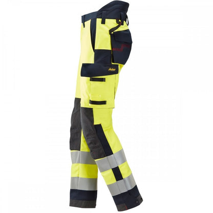 6663 ProtecWork Flame Retardant Insulated Trousers High-Vis Class 2