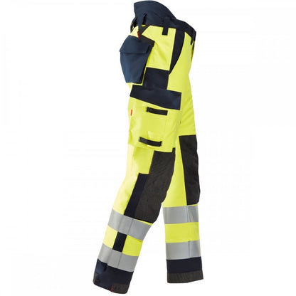 6663 ProtecWork Flame Retardant Insulated Trousers High-Vis Class 2