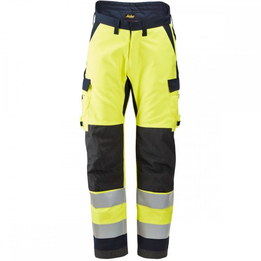 6663 ProtecWork Flame Retardant Insulated Trousers High-Vis Class 2