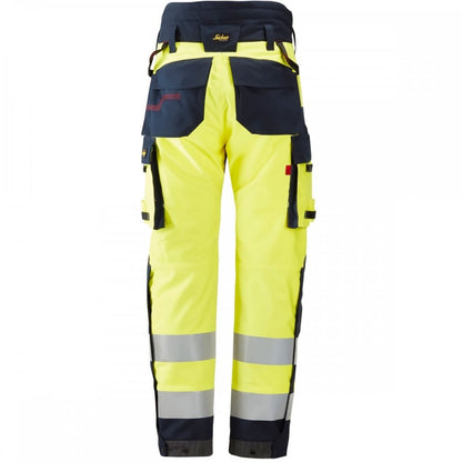 6663 ProtecWork Flame Retardant Insulated Trousers High-Vis Class 2