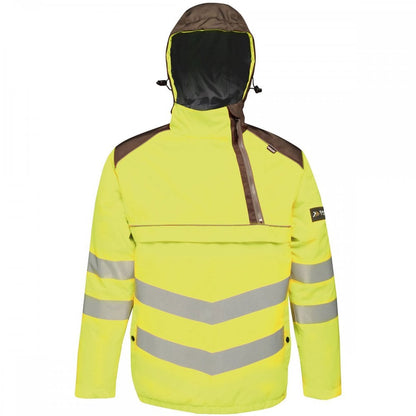 TRA316 Mens Hi-Vis Waterproof Reflective Overhead Bomber Jacket