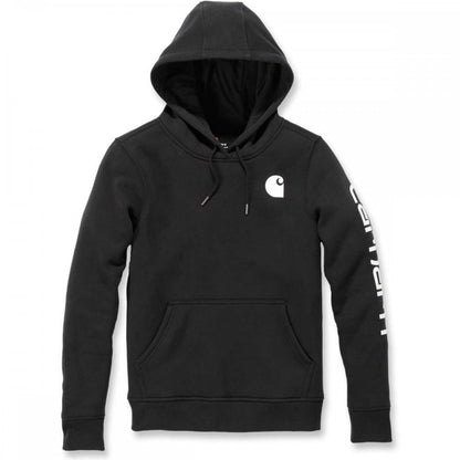 102791 Relaxed Fit Midweight Logo Sleeve Graphic Sweatshirt
