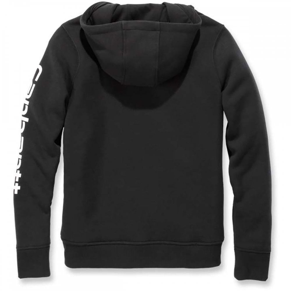 102791 Relaxed Fit Midweight Logo Sleeve Graphic Sweatshirt