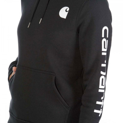 102791 Relaxed Fit Midweight Logo Sleeve Graphic Sweatshirt