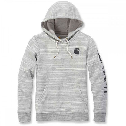 102791 Relaxed Fit Midweight Logo Sleeve Graphic Sweatshirt