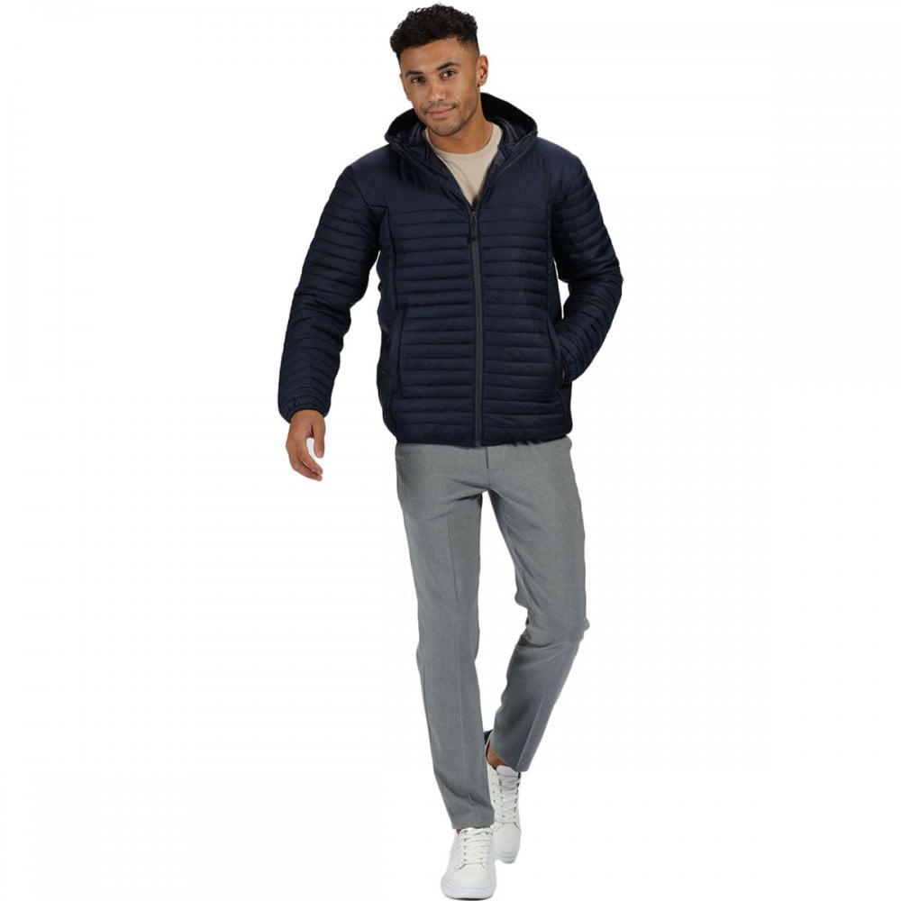 TRA423 Mens Honestly Made 100% Recycled Insulated Hooded Jacket