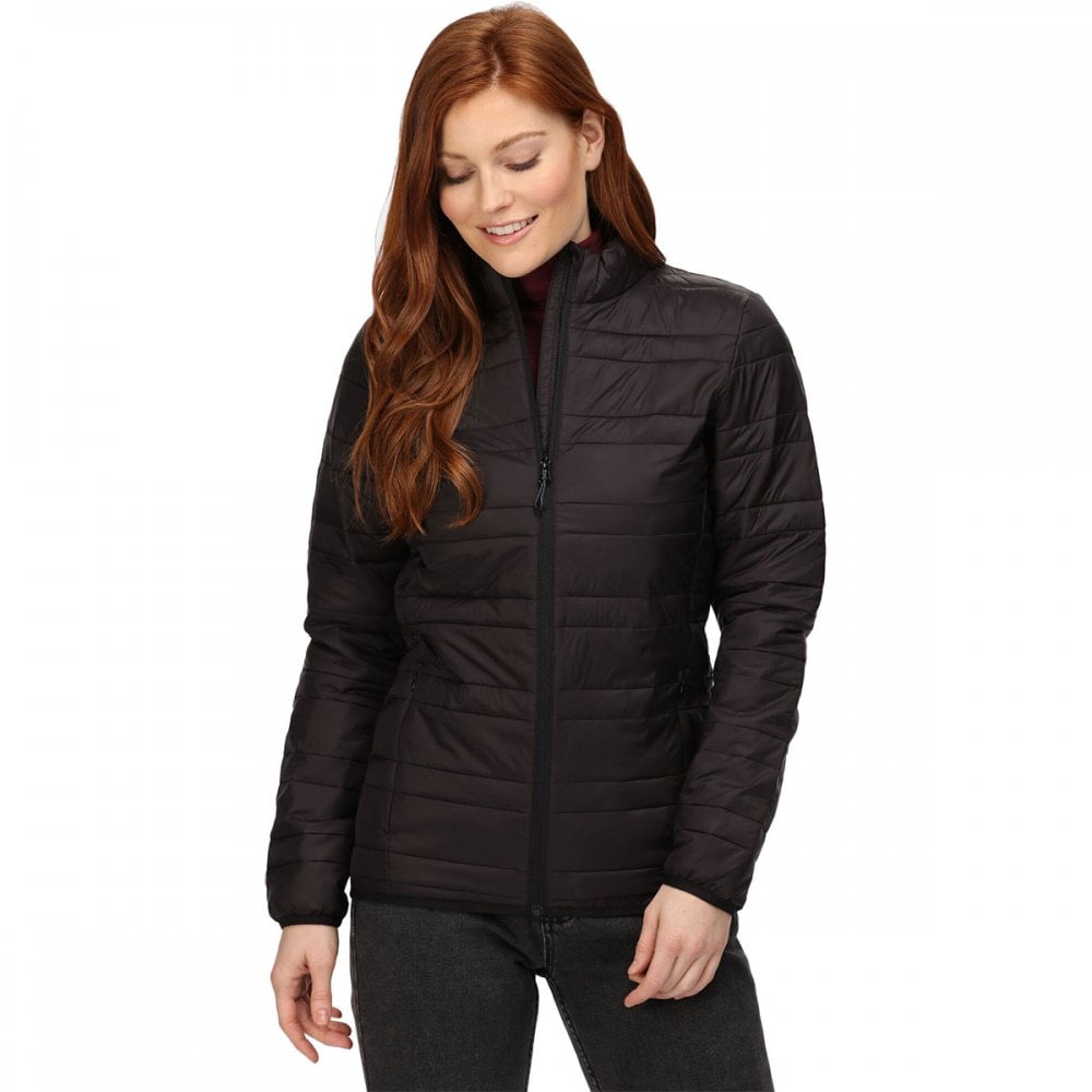 TRA497 Womens Firedown Baffled Quilted Jacket