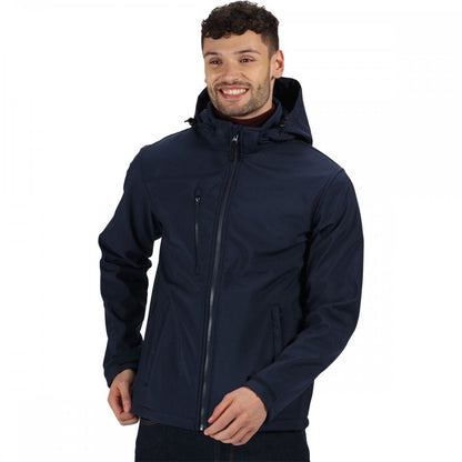 TRA701 Mens Venturer 3 Layer Printable Hooded Softshell Jacket