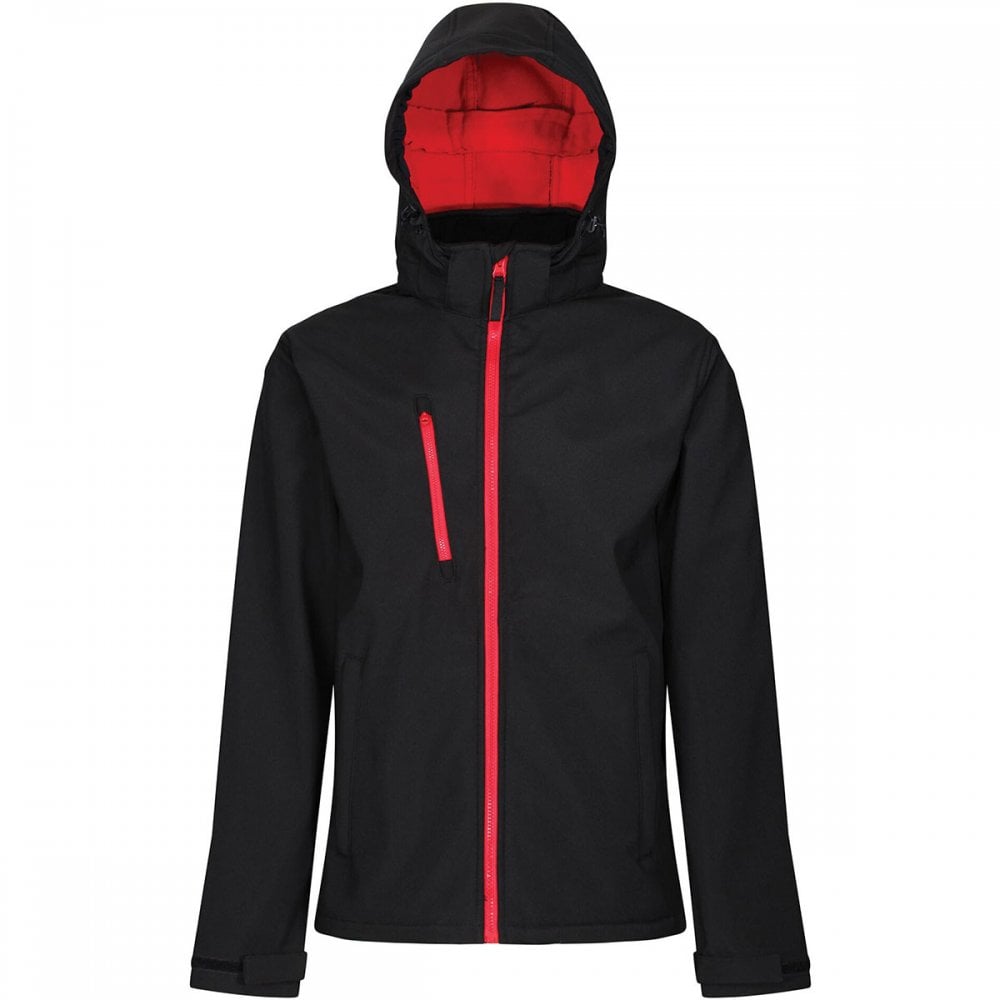 TRA701 Mens Venturer 3 Layer Printable Hooded Softshell Jacket