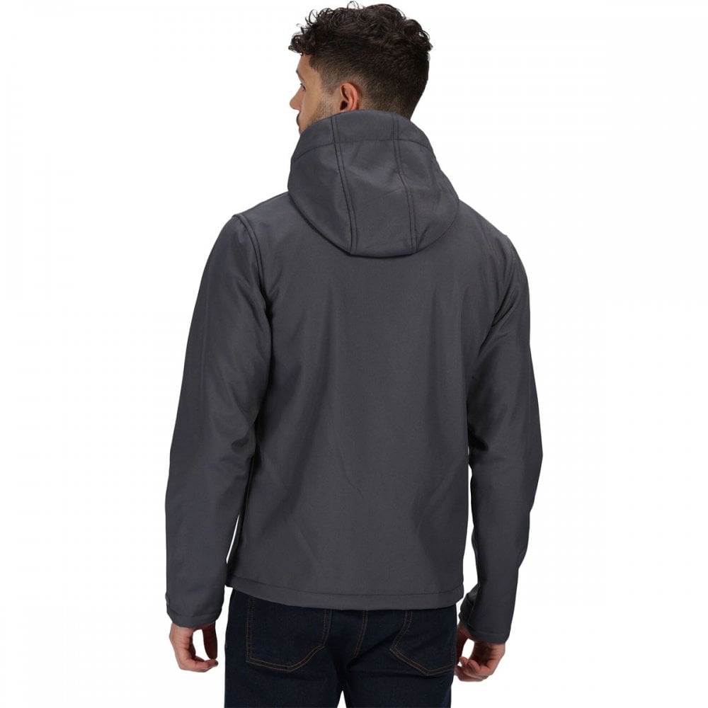 TRA701 Mens Venturer 3 Layer Printable Hooded Softshell Jacket
