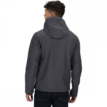 TRA701 Mens Venturer 3 Layer Printable Hooded Softshell Jacket
