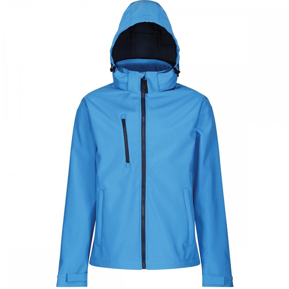 TRA701 Mens Venturer 3 Layer Printable Hooded Softshell Jacket