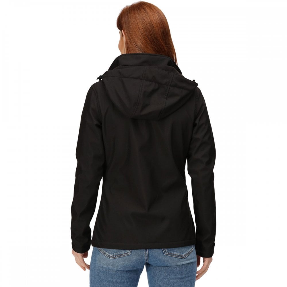 TRA702 Womens Venturer 3-Layer Printable Hooded Softshell Jacket