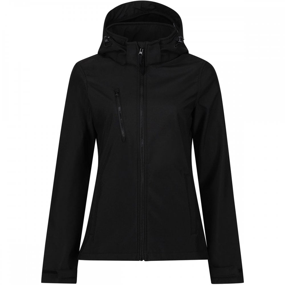 TRA702 Womens Venturer 3-Layer Printable Hooded Softshell Jacket
