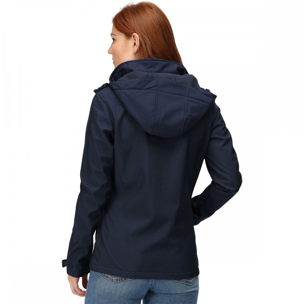 TRA702 Womens Venturer 3-Layer Printable Hooded Softshell Jacket