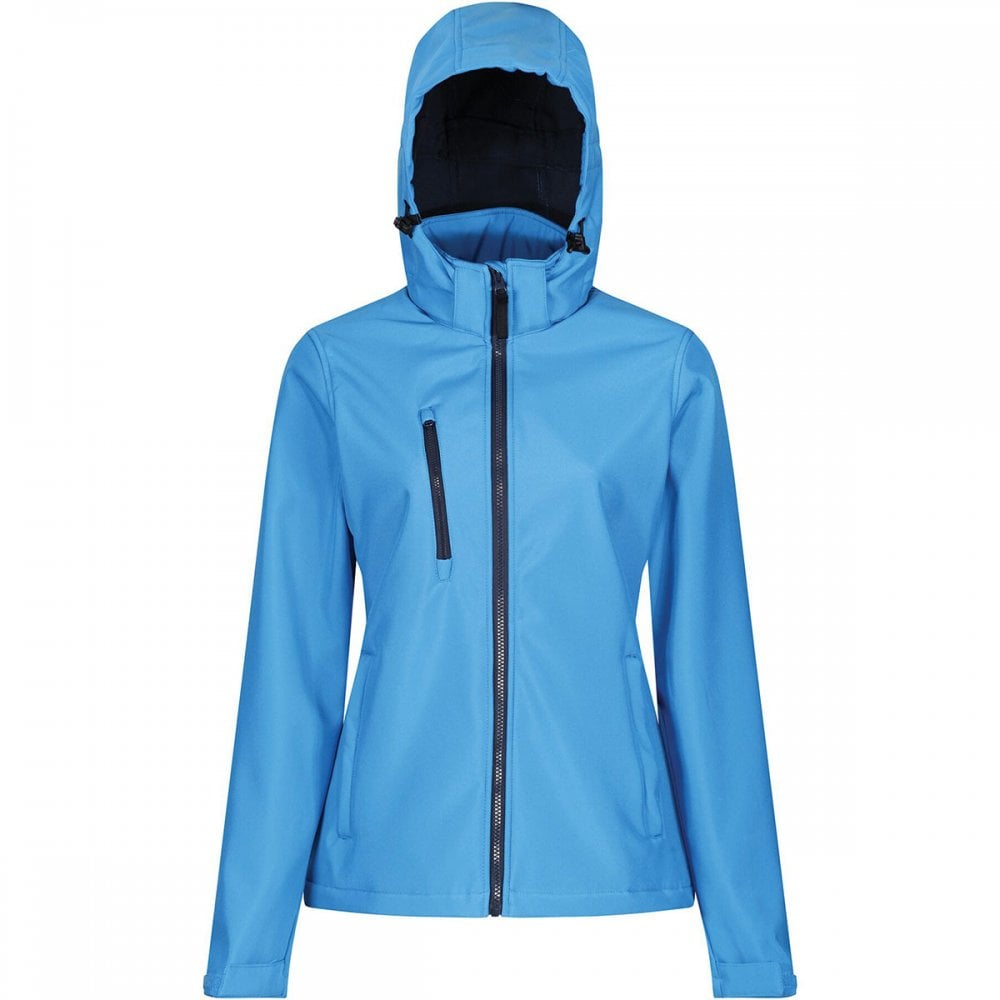 TRA702 Womens Venturer 3-Layer Printable Hooded Softshell Jacket