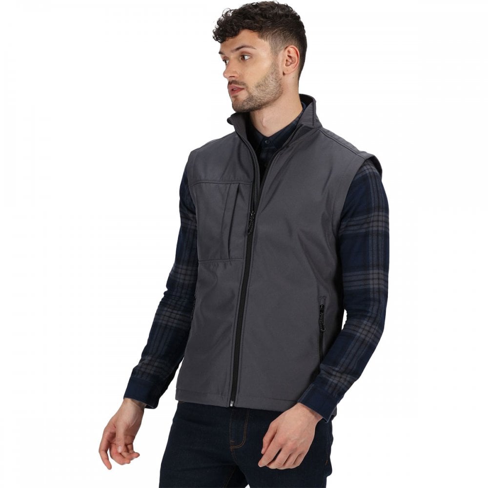 TRA848 Mens Octagon II 3 Layer Softshell Bodywarmer