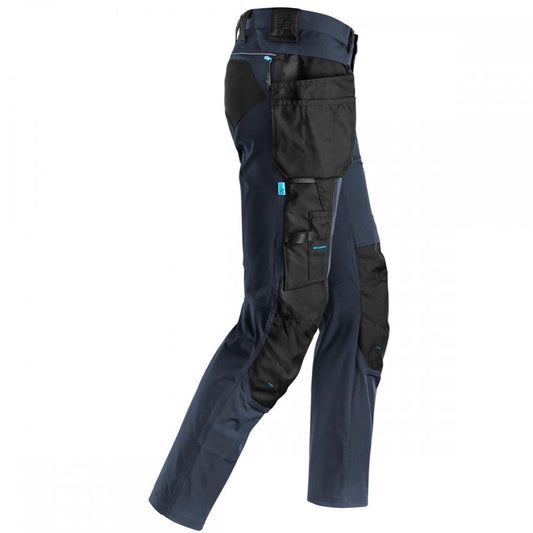 6208 LiteWork Trousers+ 4 Way Stretch Detachable Holster Pockets Navy/Black - Slim Fit