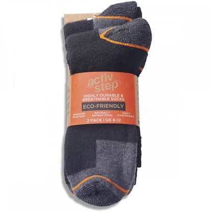 Activ-Step Highly Durable & Breathable Socks (Pack of 2) - Bamboo for summer