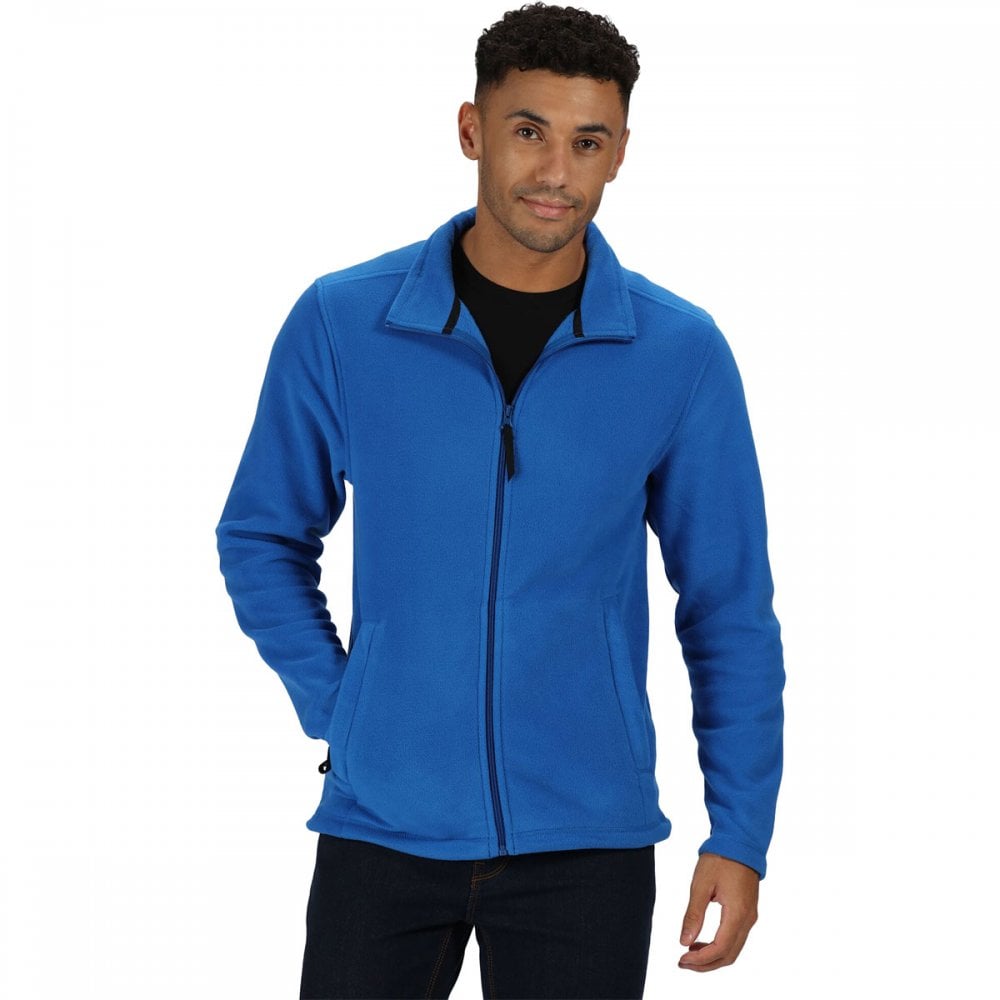 TRF557 Micro Full Zip Fleece Oxford Blue L *One Size Only - Outlet Store*