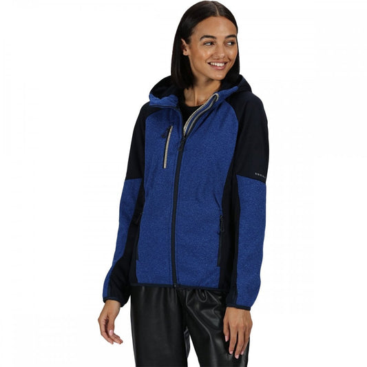 TRF621 Womens X-Pro Coldspring II Hybrid Full Zip Hooded Fleece