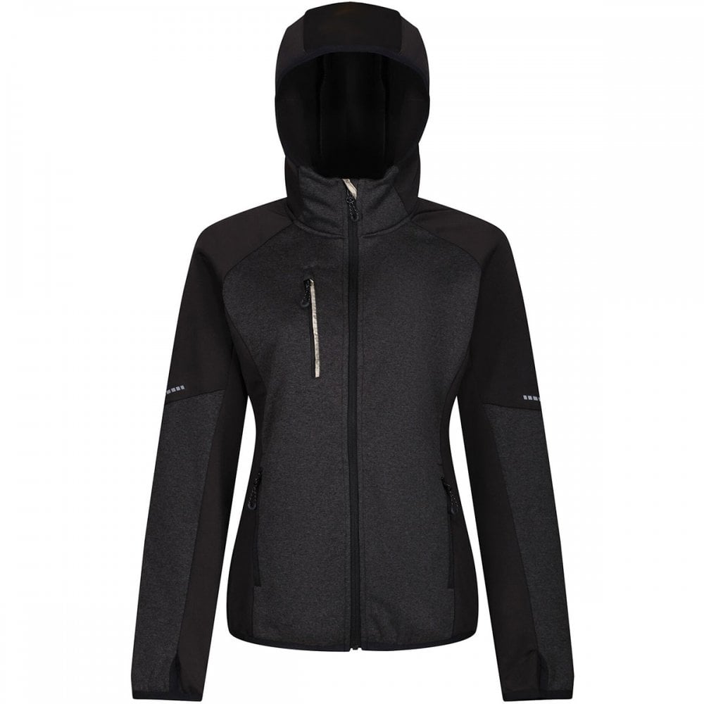 TRF621 Womens X-Pro Coldspring II Hybrid Full Zip Hooded Fleece