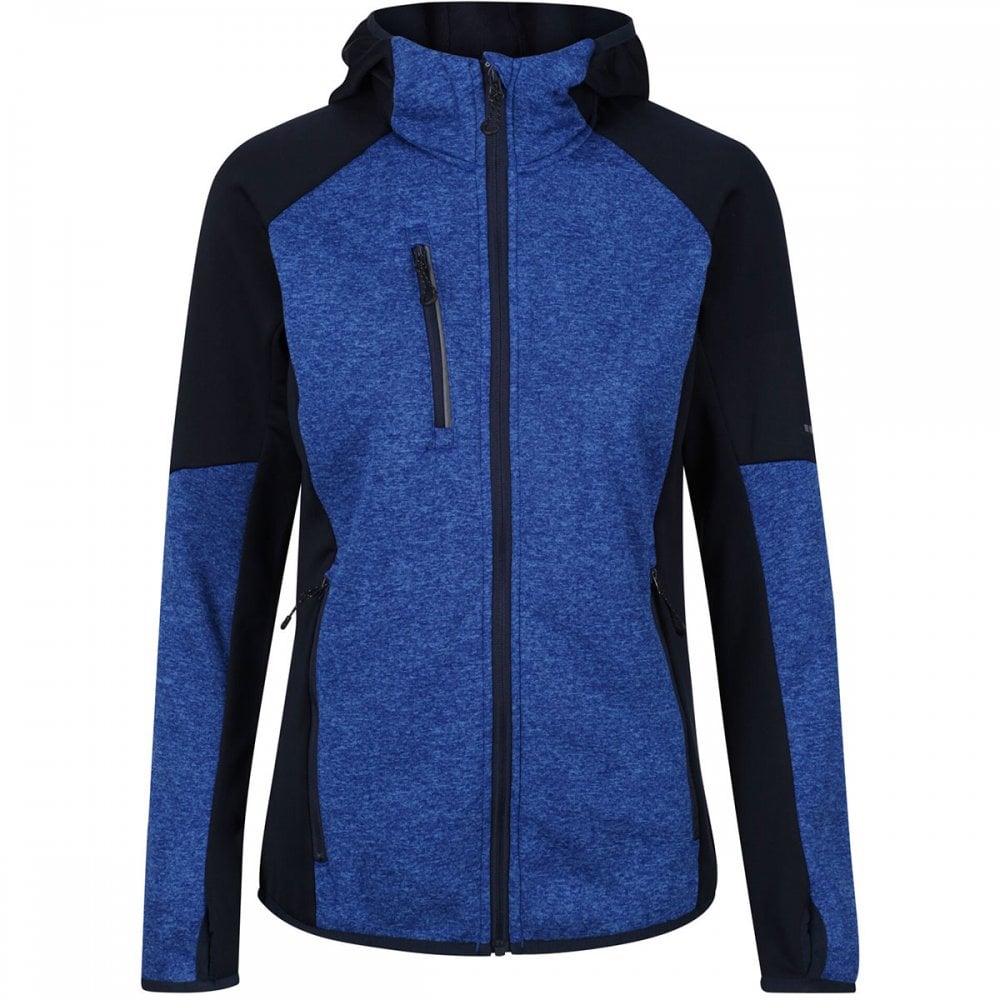 TRF621 Womens X-Pro Coldspring II Hybrid Full Zip Hooded Fleece