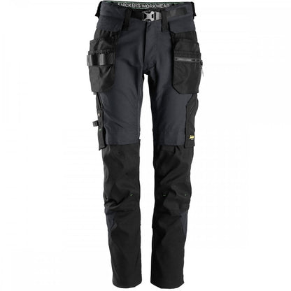 6972 4 Way STRETCH FlexiWork Work Trousers+ Kneepad & Detachable Holster Pockets