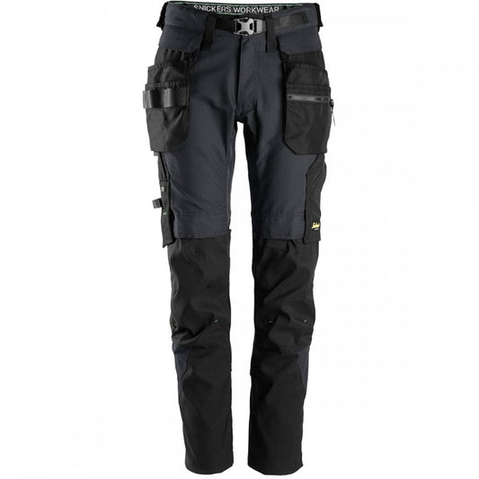 6972 4 Way STRETCH FlexiWork Work Trousers+ Kneepad & Detachable Holster Pockets
