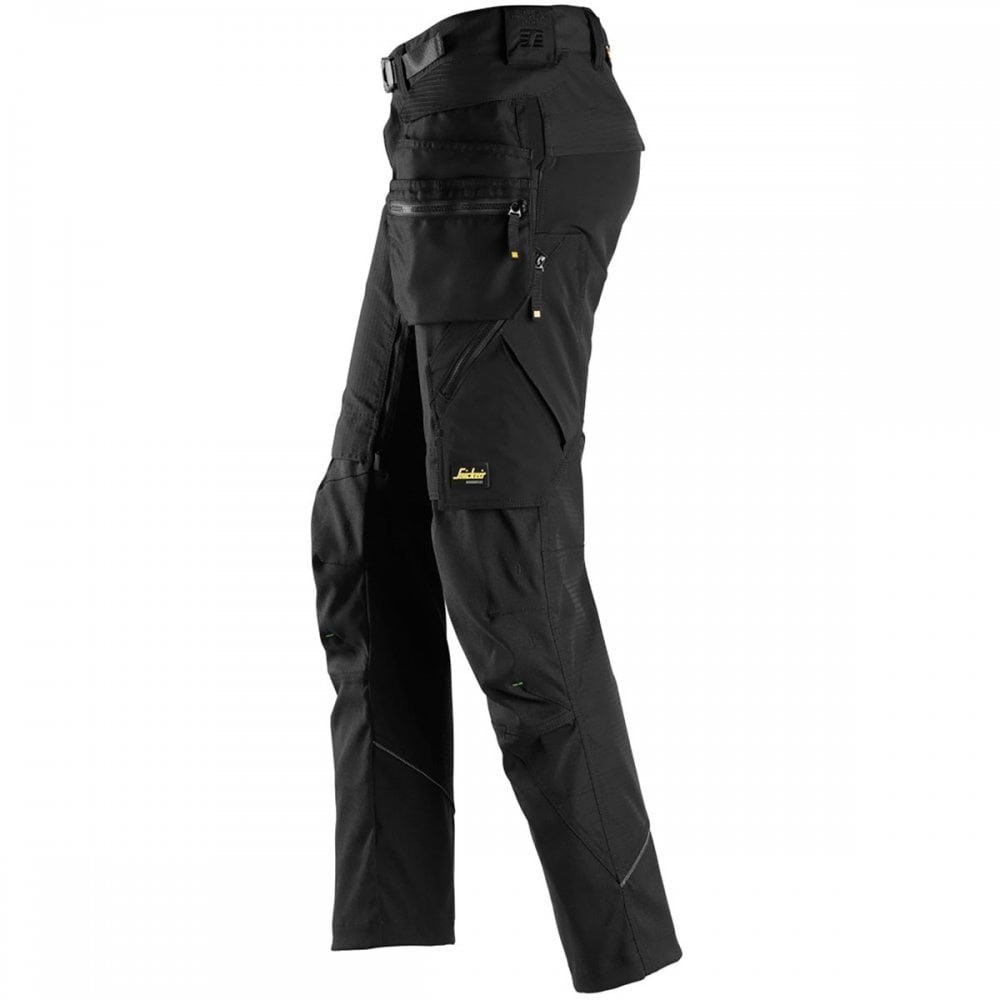 6972 4 Way STRETCH FlexiWork Work Trousers+ Kneepad & Detachable Holster Pockets