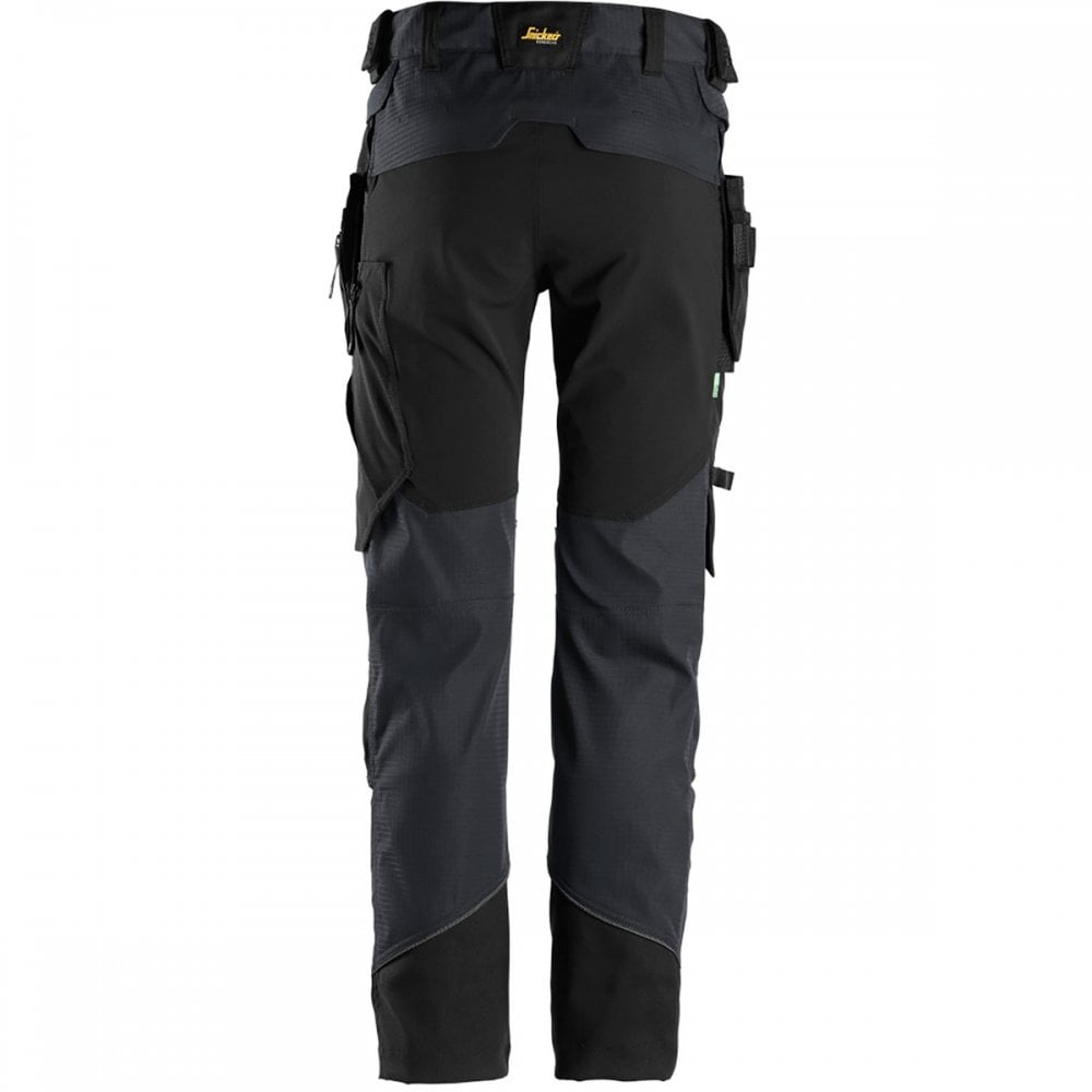 6972 4 Way STRETCH FlexiWork Work Trousers+ Kneepad & Detachable Holster Pockets