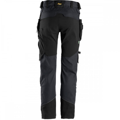 6972 4 Way STRETCH FlexiWork Work Trousers+ Kneepad & Detachable Holster Pockets