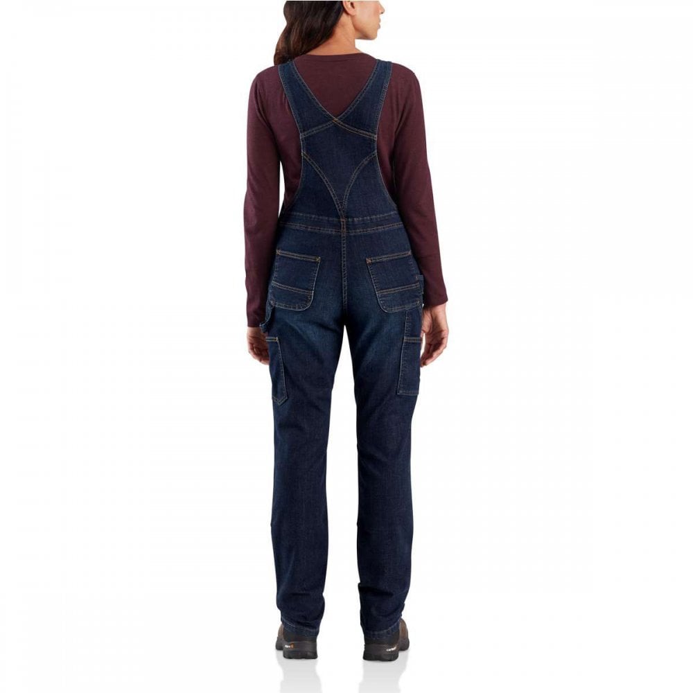 104044 Womens Denim Rugged Flex® Double Front Bib Overall