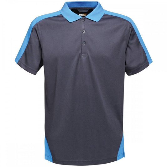 TRS174 Mens Contrast Coolweave Quick Wicking Polo Shirt