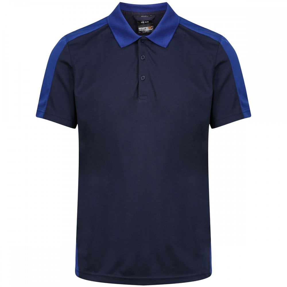 TRS174 Mens Contrast Coolweave Quick Wicking Polo Shirt