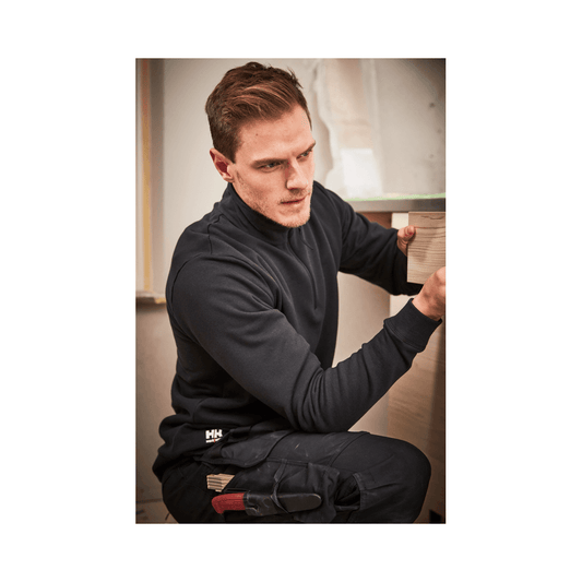 79210 Manchester YKK Half Zip 100% Cotton Sweatshirt