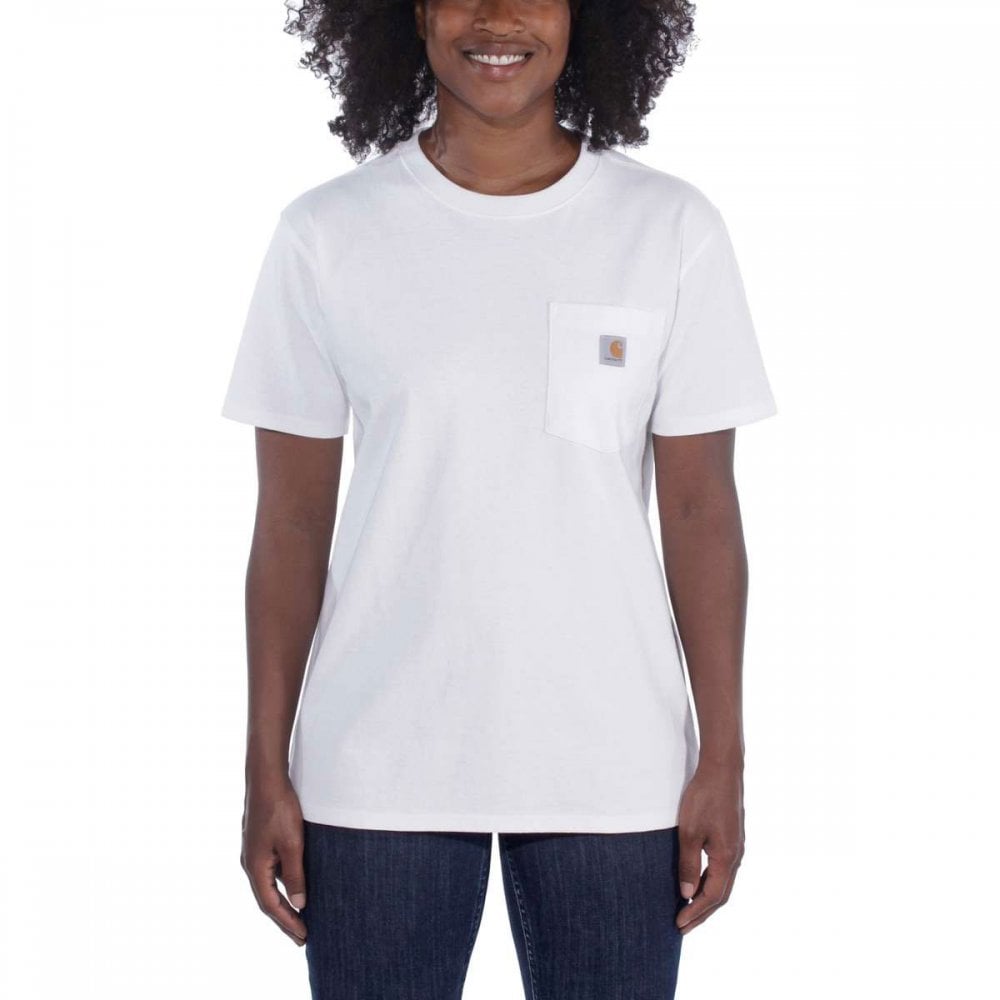 103067 Loose Fit Heavyweight Short-Sleeve K87 Pocket T-Shirt White XS *One Size Only - Outlet Store*