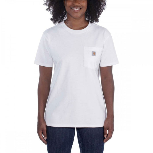 103067 Loose Fit Heavyweight Short-Sleeve K87 Pocket T-Shirt White XS *One Size Only - Outlet Store*