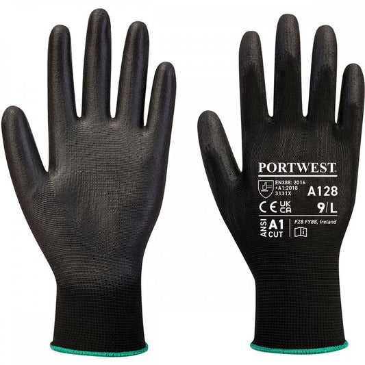 A128 PU Palm Glove Latex Free