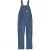 104672 Loose Fit Denim Bib Overall Darkstone 32" 40" *One Size Only - Outlet Store*